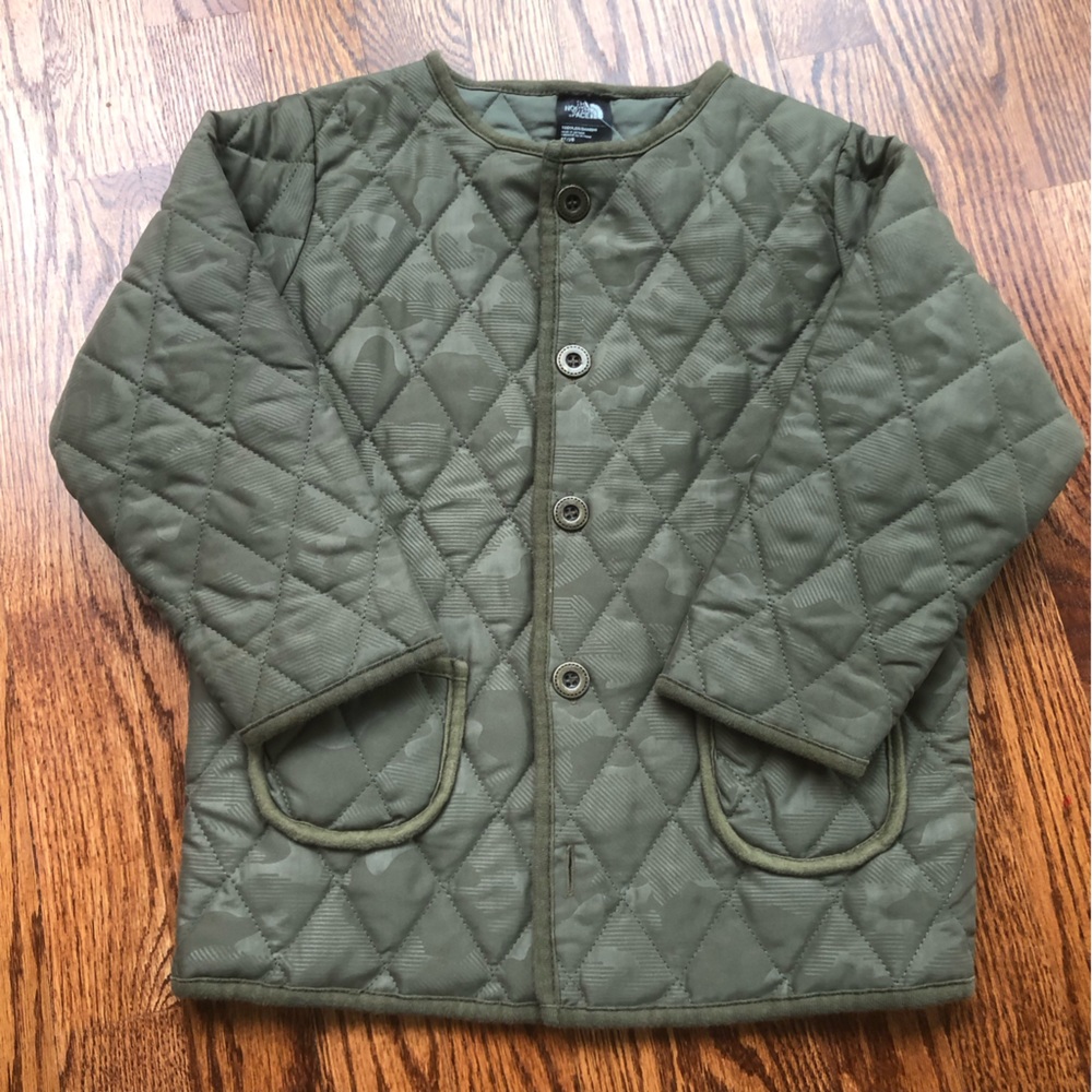 The North Face Quilted Green Jacket 2T
